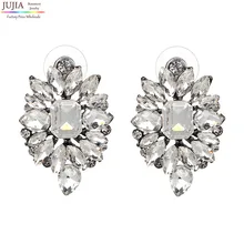 Хорошее качество Кристалл Стад Серьги для женщин Нарядная, для девочек кристалл заявление серьги