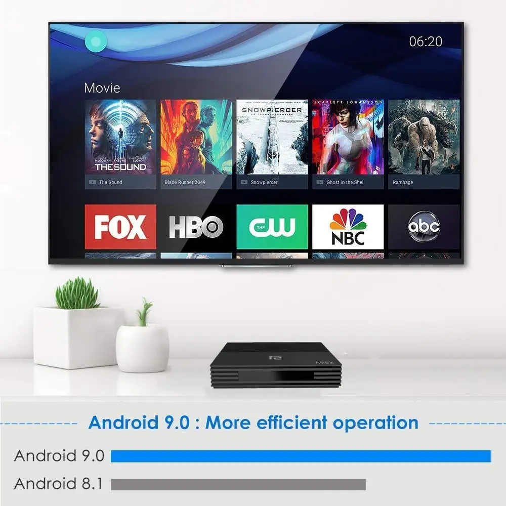 A95X F2 4 K مربع التلفزيون الذكية الروبوت 9.0 مربع التلفزيون 4 GB 64 GB Amlogic S905X2 2.4G/5G wifi BT4.2 صوت التحكم عن بعد جوجل التلفزيون PK ميل مربع