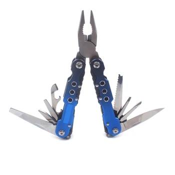 

TOSINO 10" 1 Set Multifunctional Army Knife For Hunting Camping Outdoor Survival Knife Card Plier Tools Portable Folding Knife
