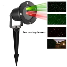 Christmas Laser star Light Outdoor Garden Decoration Waterproof IP65 Laser Projector Showers motion Red Outdoor laser Lights