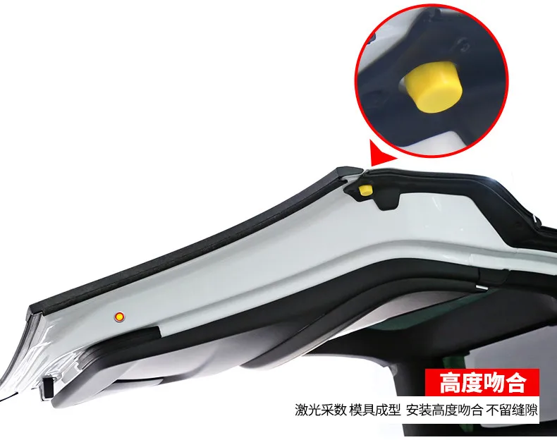 

2pcs/set Car Rear Door Lock Anti-scratch Caps Car Body Protective Cover Set Kit classy Decoration for Tesla Model X 2016 2017-18