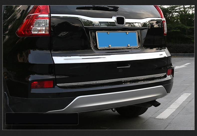 Накладка для багажника Honda CRV задняя защитная накладка из нержавеющей стали