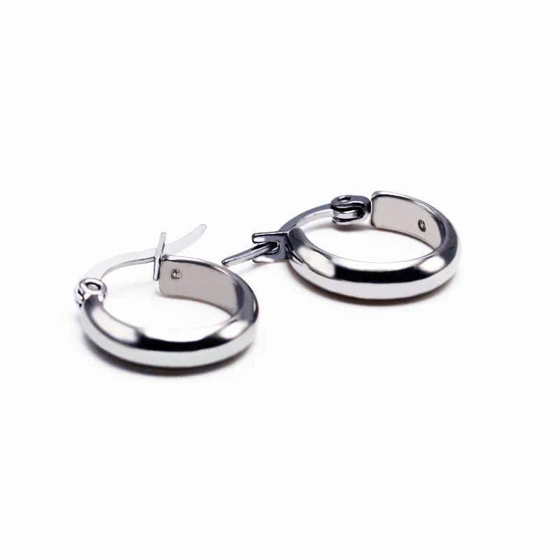 Модные круглые серьги-кольца из нержавеющей стали 15 мм 22 мм 26 мм гипоаллергенные ювелирные изделия для женщин девушек pendientes brinco