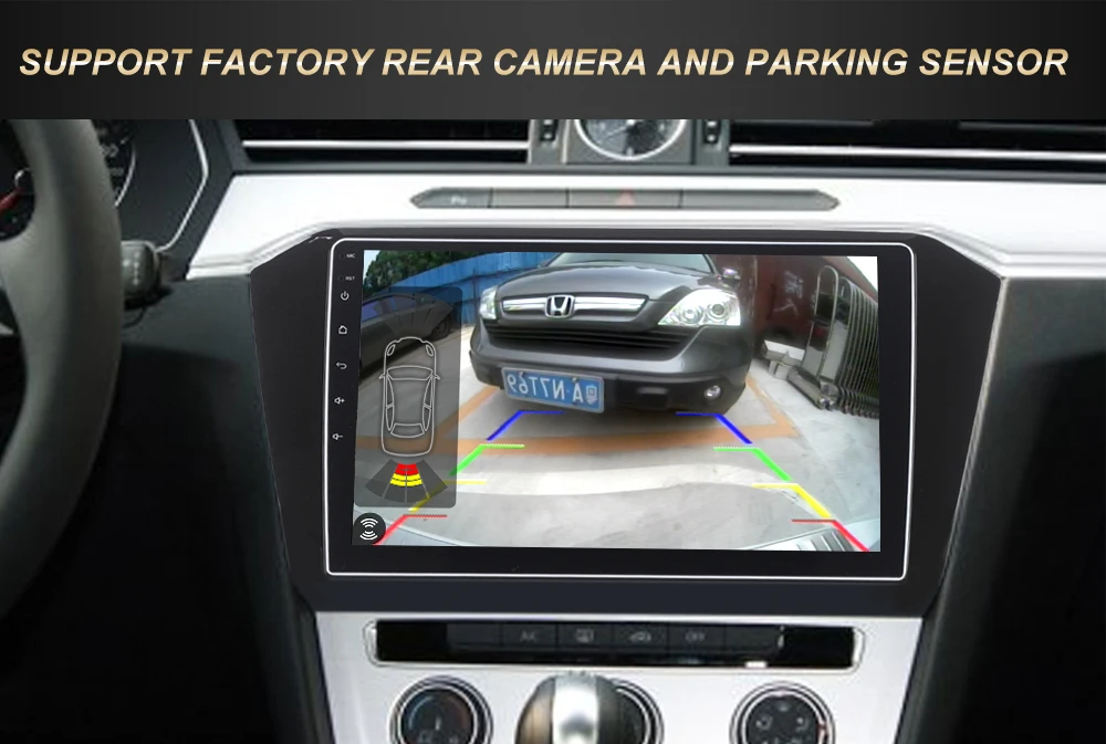 Perfect Dasaita 10.2" Android 9.0 Car GPS Radio Player for VW Passat 2017 with Octa Core 4GB+32GB Auto Stereo Multimedia 9