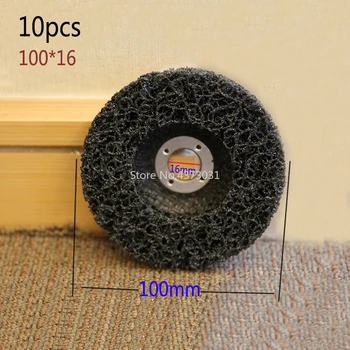 

10pcs Abrasive Tools Strip Disc 46 Grit Wheel Paint Rust Removal Clean For Angle Grinder 100*16mm