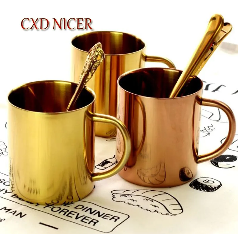 

Gold Scandinavia Ins Golden Pen Holders Mirror Brushed Container Organizer Pencil Holder Office Stationery Supplies DD2534