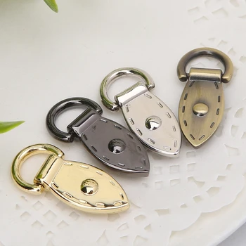

THINKTHENDO Leaf D Buckle Metal Buckles Handbag Strap Clasp Keyring Dog Chain Hooks DIY