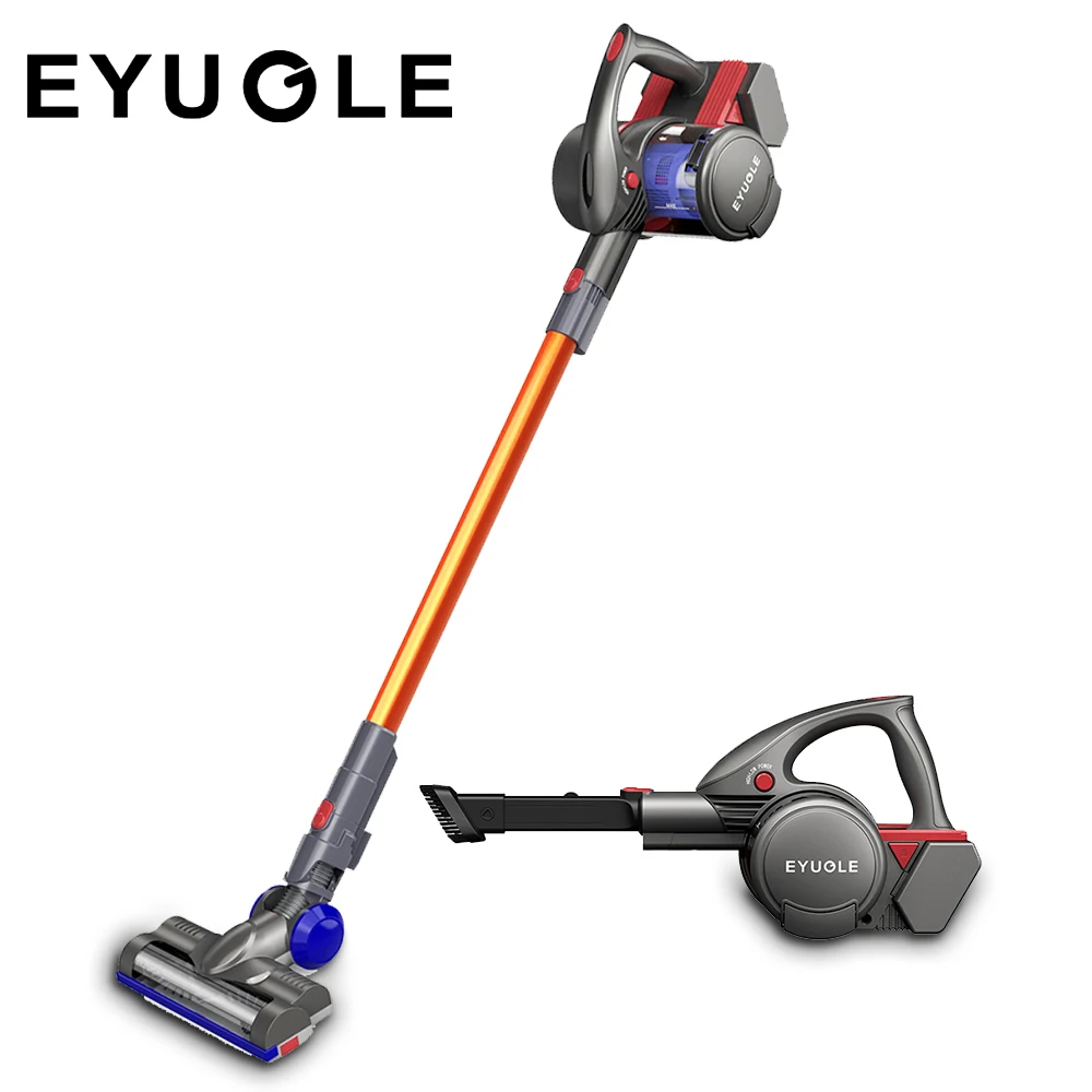 Eyugle 2 In 1 Handheld Vacuum Cleaner Cordless Stick Vacuum Strong Suction HEPA Filter For Pet
