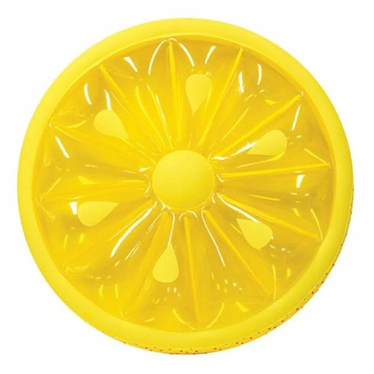 yellow Гигантский надувной для бассейна лимонный воздушный матрас шезлонг для взрослых пляжные игрушки Плавательный круг спасательный круг морские вечерние Boia Piscina - Цвет: yellow