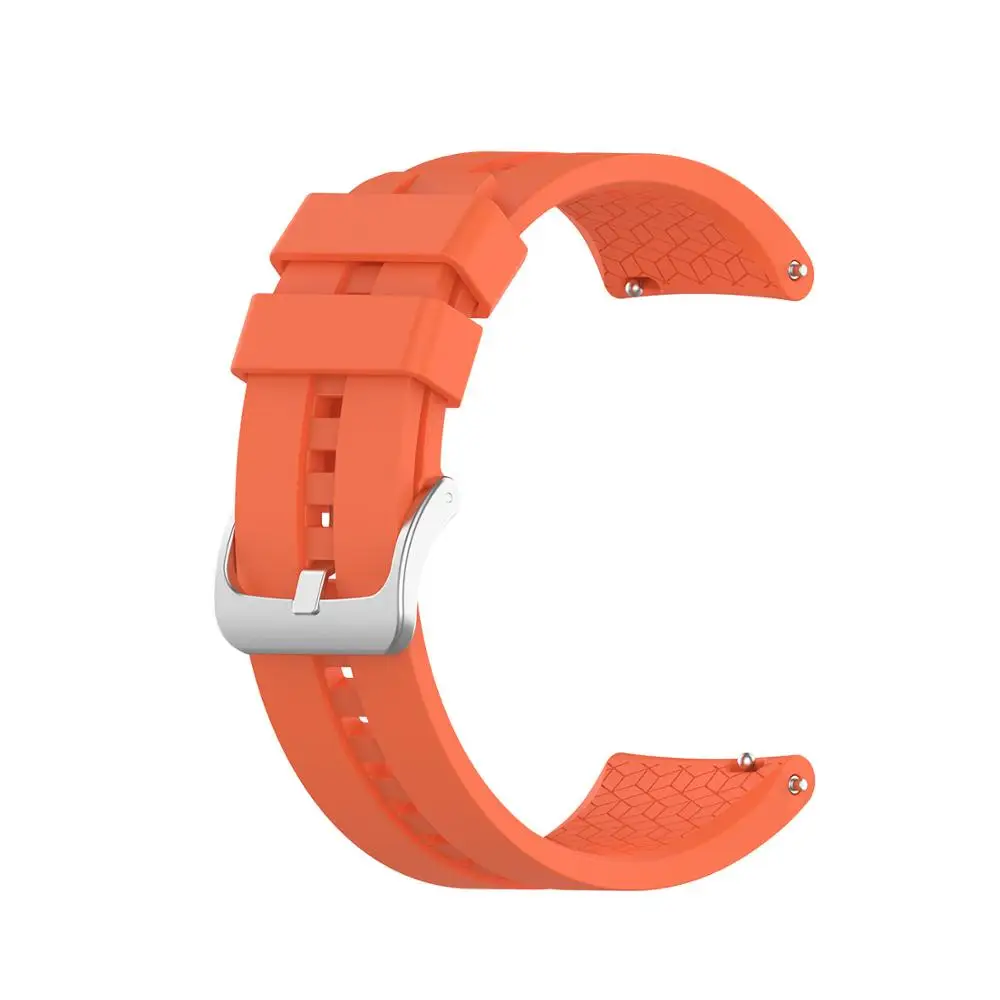 Спортивный силиконовый браслет для Xiaomi Huami Amazfit GTR 47 мм 42 мм ремешок для Huami Amazfit Bip lite часы браслет ремешок для часов - Цвет ремешка: orange