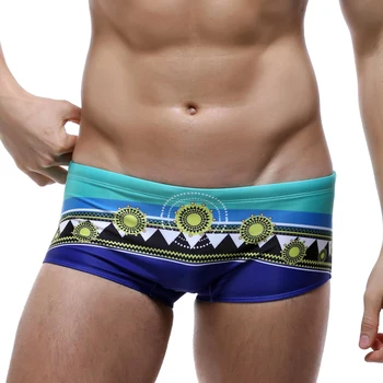

2016 Sexy Men Swimwear SwimmingTrunks Swimsuit Seobean Man Beachwear Board New Boxer Shorts Bath Suit Bathing Wear S-XL