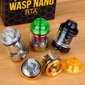 

Clearance !! OUMIER WASP NANO RTA 2ml & 23mm RTA Atomizer with Top Refill Design & PCTG Drip Tip VS WASP NANO RDTA/ Zeus X