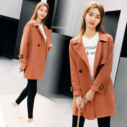 Et Paragraphe Slim Coréenne 3 2018 Femme Sauvage vent Manteau Casual Court Automne Printemps 2 Coupe 1 Nouvelle wtUPq8