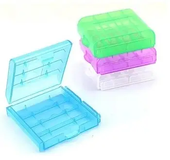 

10PCS Accumulator Battery Storage Box Hard Bag for AA AAA Digital Camera SB800 SB900 580EX Flash Light Battery Plastic Case