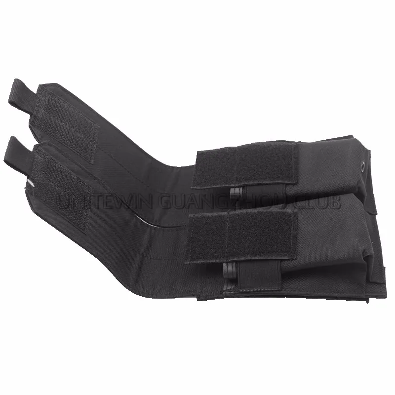 Тактическая Сумка MOLLE PALS Double Stack Rifle Magazine Mag Top Flap черный цвет