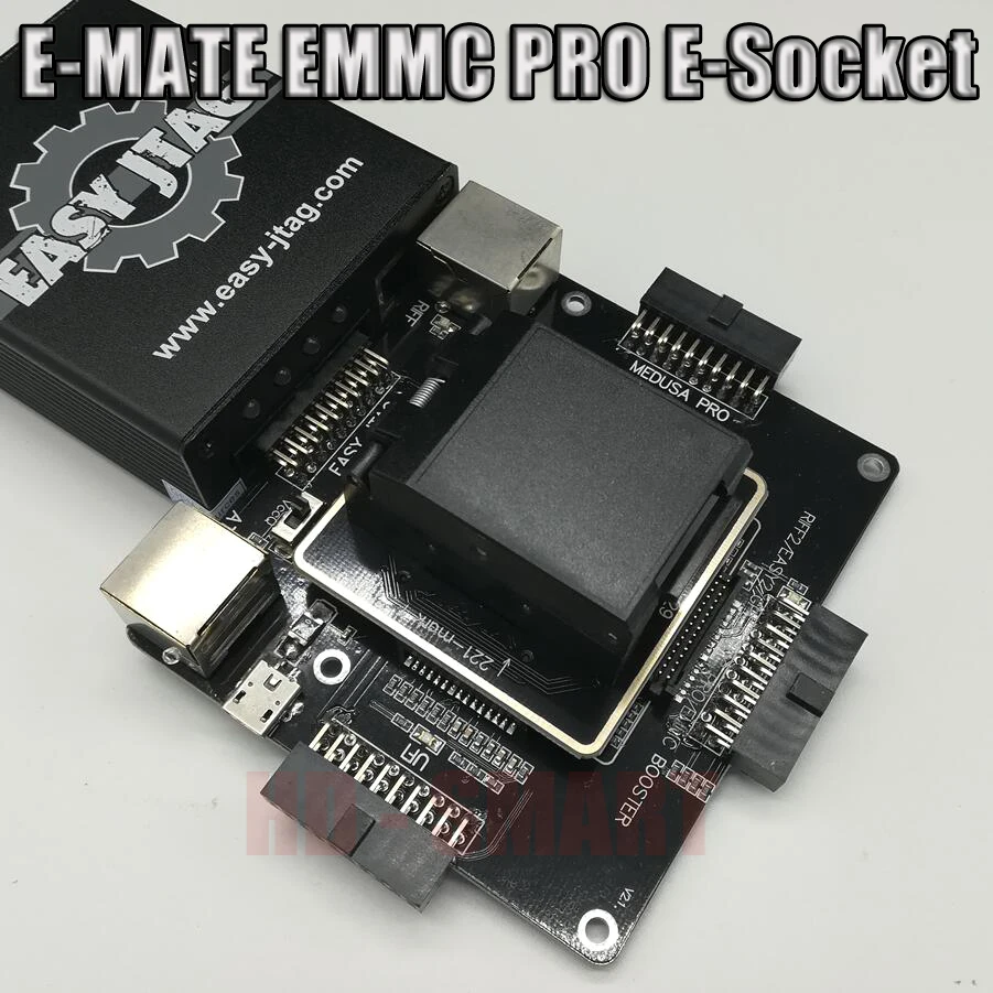 E-MATE коробка E mate box E-Socket 6 в 1 без сварки BGA169E BGA162 BGA221 поддержка Медуза Pro box/UFI/ATF/легкий JTAG Plug/RIFF box