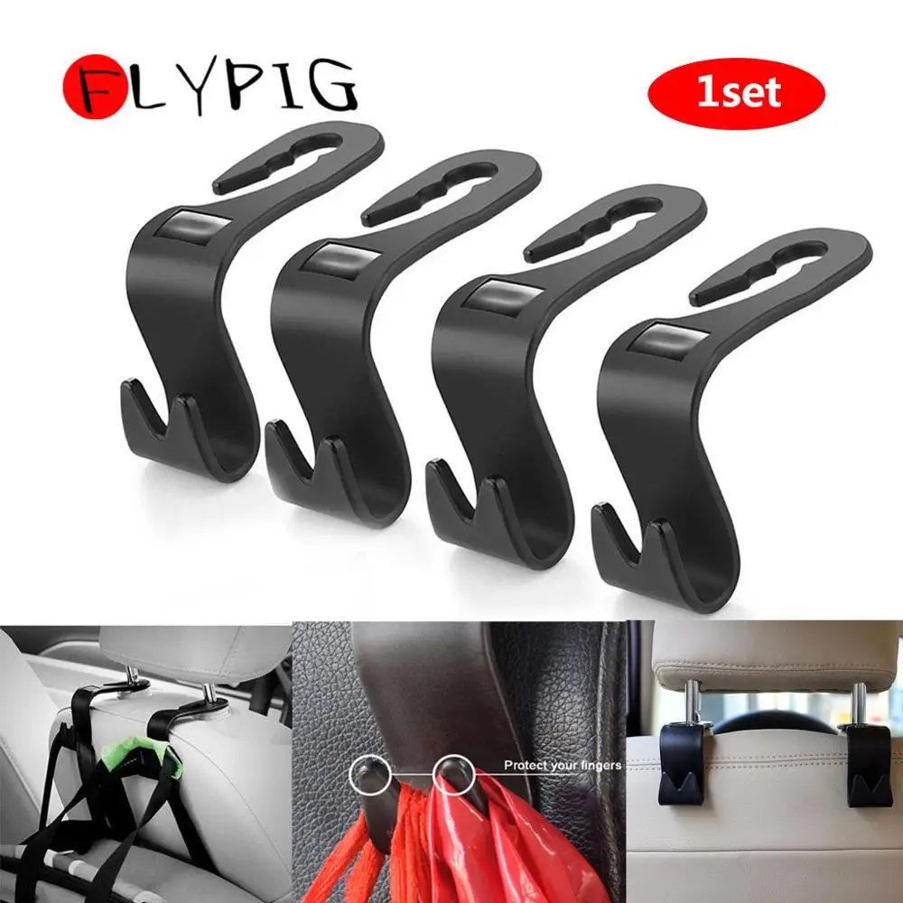 

Car SUV Back Seat Headrest Hanger Storage Hooks Purse Handbag Grocery Bag Holder