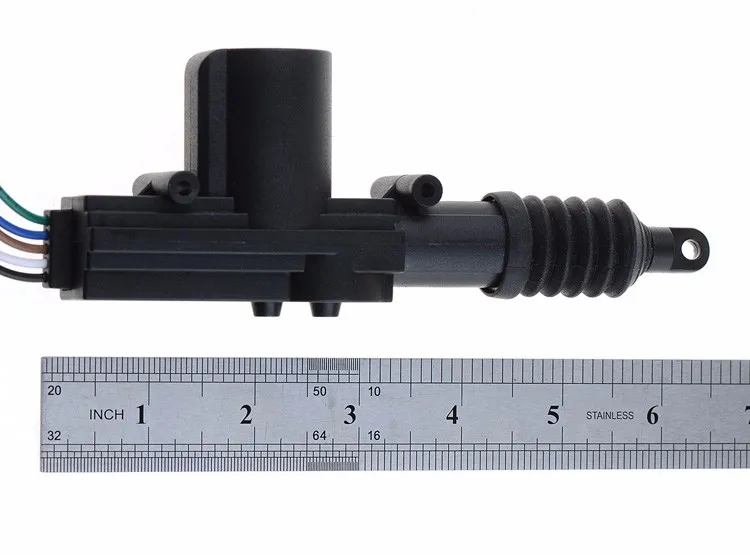 Авто сверхмощный силовой дверной замок привод мотор 5 провода DC 12 В черный TD1 автосигнализации и безопасности автомобиля Электроника