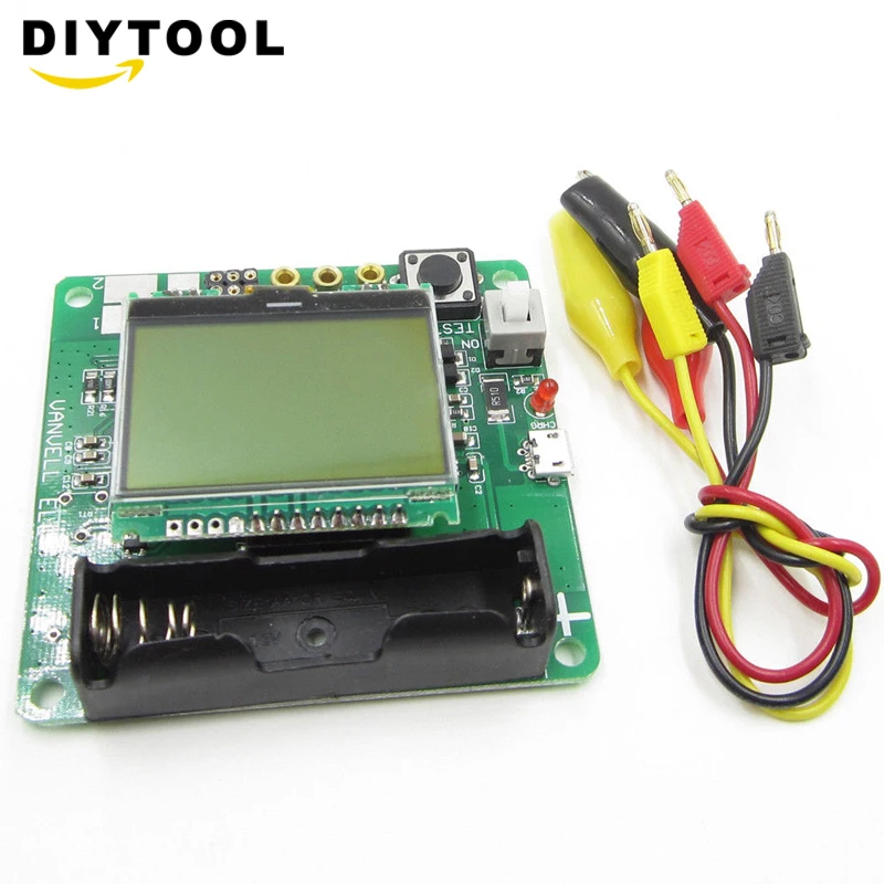 

3.7V version of inductor-capacitor ESR meter DIY MG328 multifunction tester resistance Meter