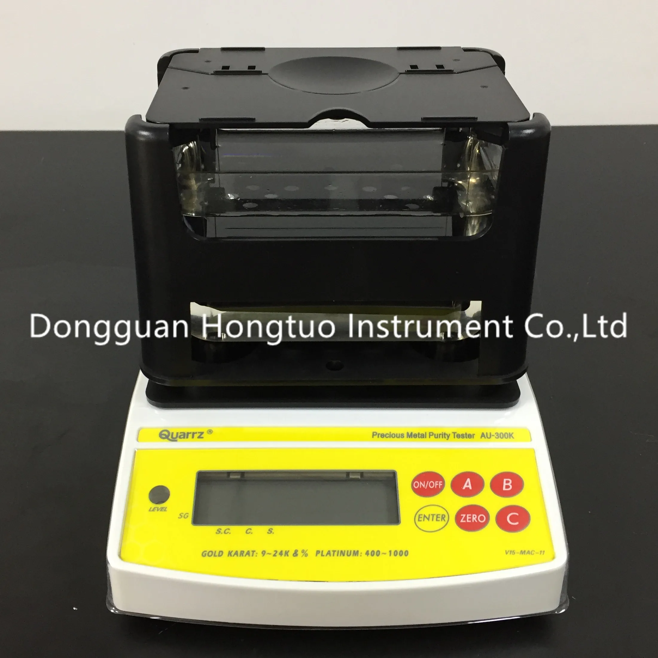 

AU-300K Jewelry Gold Carat Tester Gold Purity Testing Meter Gold Densimeter Digital Gold Value Content Tester With High Quality