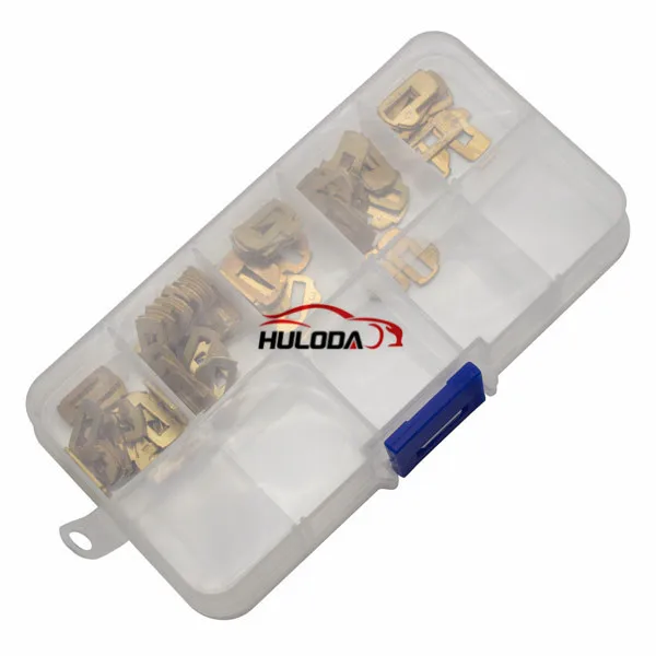 

For Nissan lock wafer it contaisn 1,2,3,4 each parts has 20pcs
