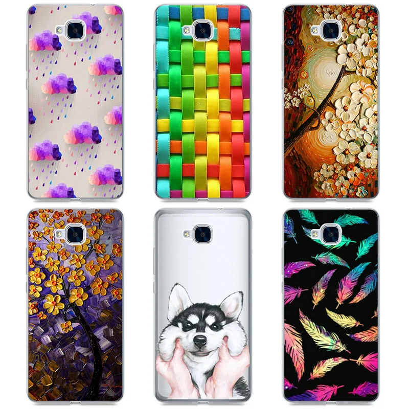 Cover TPU Case For Huawei Honor 5C Euro Version NO Fingerprint Hole Soft Phone Fun for huawei honor 5c RU |