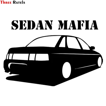 

Three Ratels TZ-1202 13.3*20cm 1-4 pieces car sticker sedan mafia for vaz 2110 funny car stickers decals