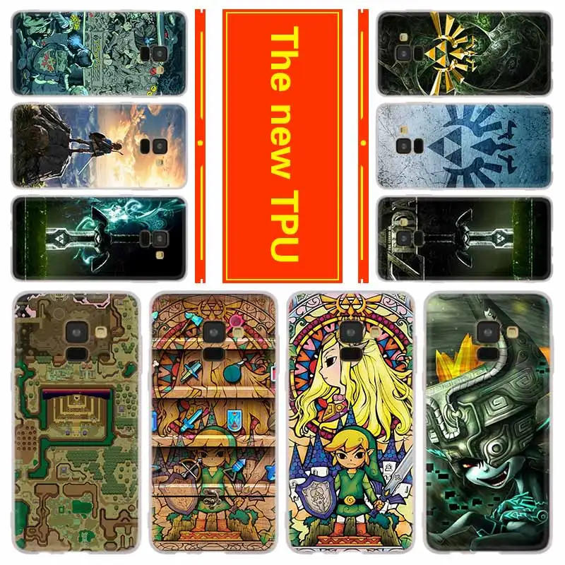 

Phone for Samsung Galaxy J6 J4 Plus J8 J3 J7 2018 J5 J3 j7 2017 2016 j6 Prime Cover Case anime the Legend Of Zelda