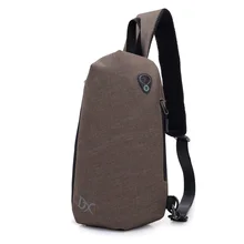 Модная дорожная сумка, высокое качество, нагрудная сумка, мужская сумка через плечо с usb, мужская сумка через плечо