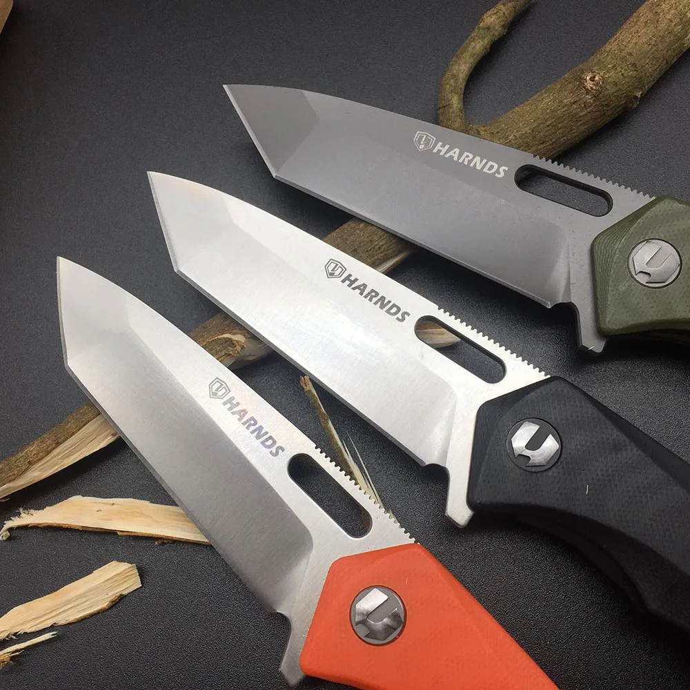 Harnds CK6119 Pollux AUS-8 Blade G10 Handle HRC58-59 Folding Knife Camping Hunting Utility Multi knife Rescue EDC Portable Tool Harnds CK6119 Pollux AUS-8 Blade G10 Handle HRC58-59 Folding Knife Camping Hunting Utility Multi knife Rescue EDC Portable Tool