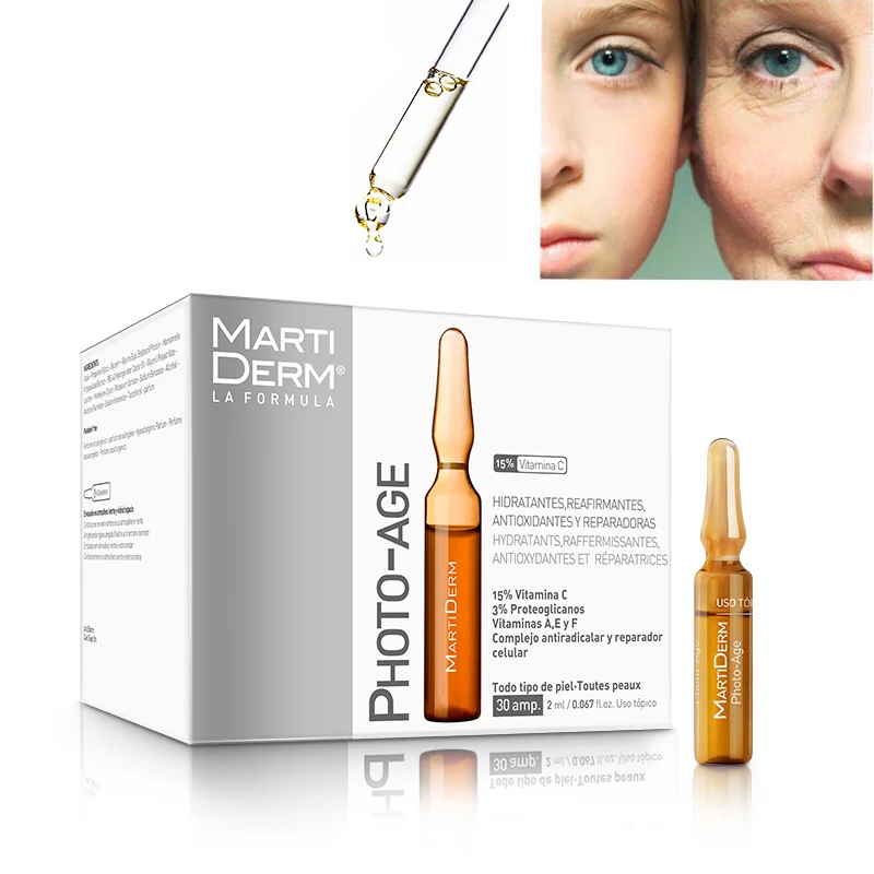 

Martiderm Photo Age Platinum Proteoglycan Ampoules Moisturizing Firming Antioxidant Repairing Serum 30x2ml