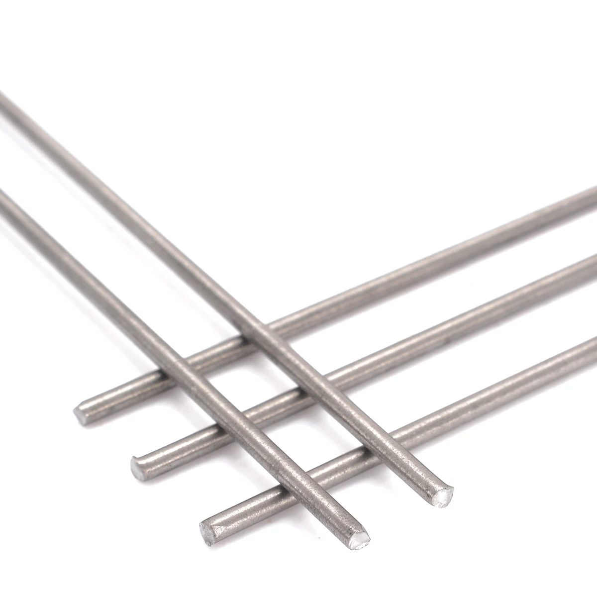 5pcs Pratical Titanium Ti Bar Grade 5 GR5 Metal Rod Diameter 2mm Length 250mm 10 inches For Power Tools