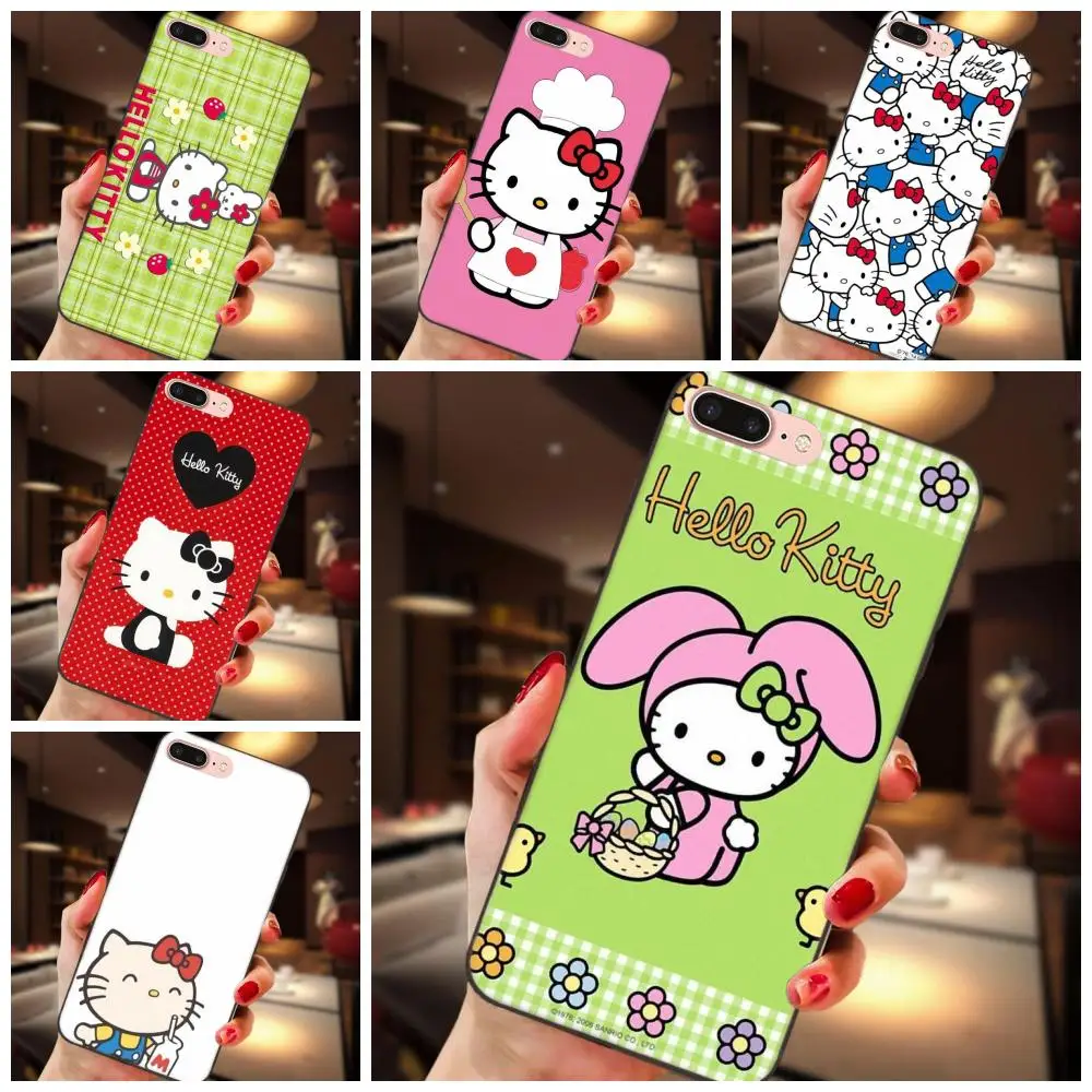

Hello Kitty Flower Style Hard TPU Phone Capa For Huawei Honor Enjoy Mate Note 6s 8 9 10 20 Lite Play Pro P smart