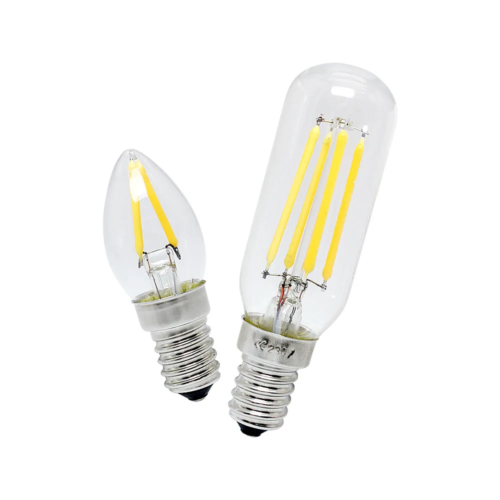Ретро лампа Эдисона E14 Светодиодный светильник накаливания Luz 2 Вт 4 AC 220 В