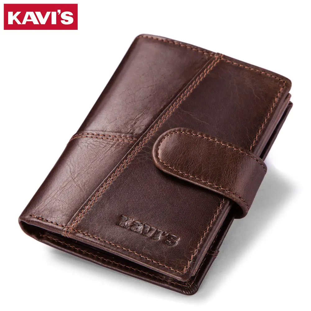 

Newly Design Cow Leather Men Wallet Quality Genuine Leather Men`s Vertical Wallet Fashion Business Man Short Leather Wallet