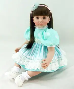 

Exquisite Gift Princess Doll reborn toys 60cm soft silicone reborn baby doll like real girl toddler bebe reborn bonecas gift