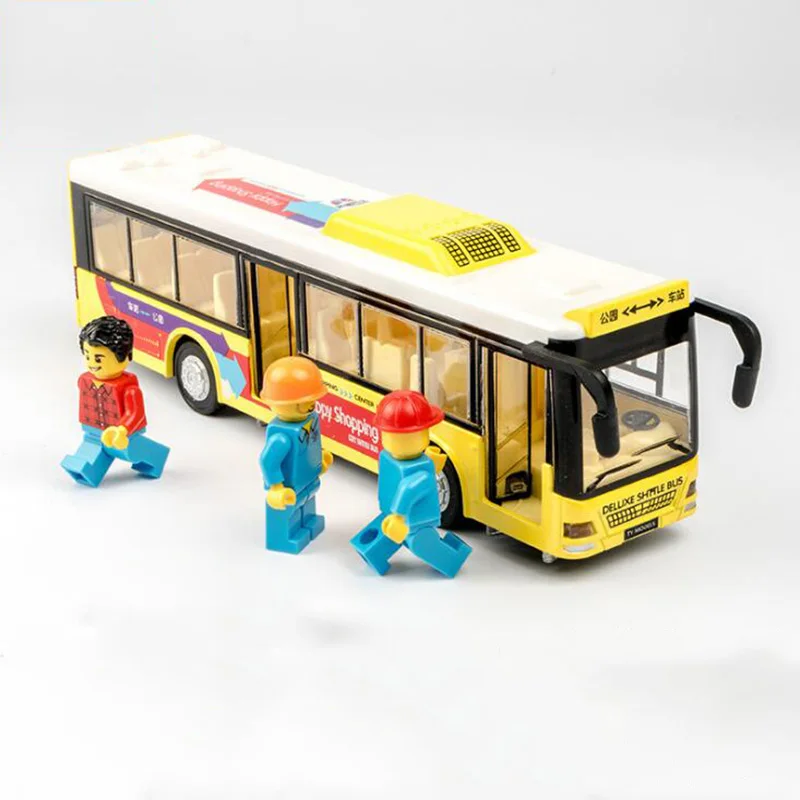 19,8 см 1:50 игрушечные весы автомобиль металлический сплав автомобиль автобус W 3 куклы оттяните назад литые автомобили модель игрушки F дети