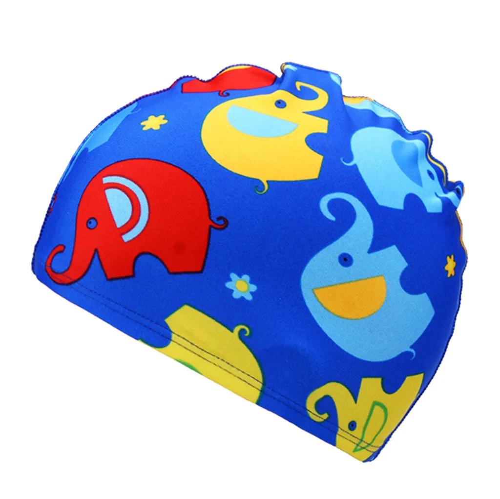 Стильная футболка с изображением персонажей видеоигр принт шапочки для плавания, ночное белье, детская одежда из полиэстера Плавание От 2 до 6 лет купальный маленькие девочки и мальчики Кепки детский бассейн для Купания Шляпа