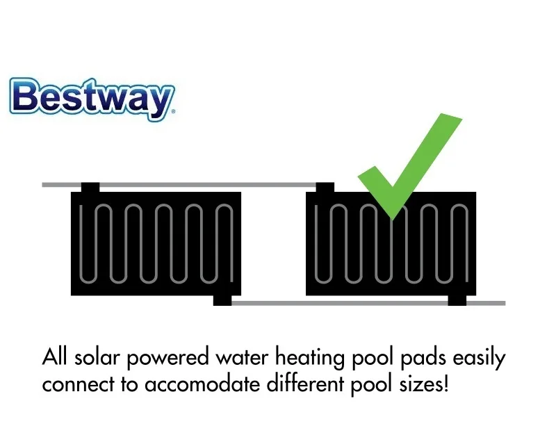 58423 год Bestway 110x171 см Солнечный нагревательный элемент для бассейна 43x67in