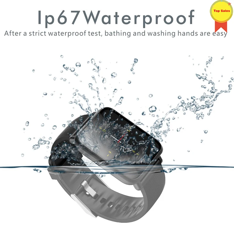 

fitness Smart Wristband IP67 Waterproof Sports Band For Android IOS With Heart Rate Monitor Blood Pressure Function Smart Watch