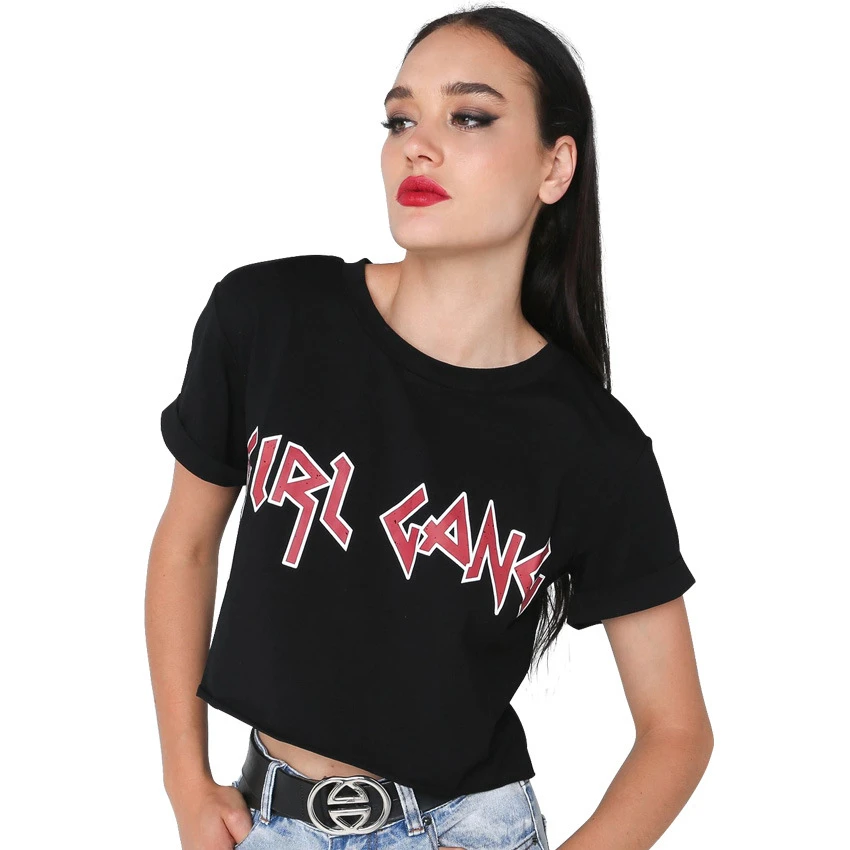 女性ブラックtシャツクロップトップ女の子ギャング手紙プリント半袖カジュアルtシャツストリートヒップホップヨーロッパアメリカファッション Letter Print American Fashiontee Shirt Aliexpress 女性ブラックtシャツクロップトップ女の子ギャング手紙プリント半袖カジュアルtシャツストリートヒップホップヨーロッパアメリカファッション Letter Print American Fashiontee Shirt Aliexpress
