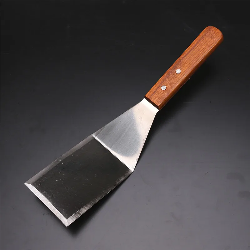 

Spatula Pizza Cake Spatulas Scraper Stainless Steel Wooden Handle Kitchen Baking Cooking Tools Pancake Turner Scoop