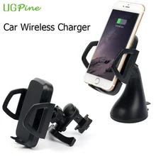 UGPine Qi Wireless Car Charger,Multi-Function Wireless Charging Pad for Samsung Galaxy S6/S6 Edge Plus Note5 S7/S7 Edge