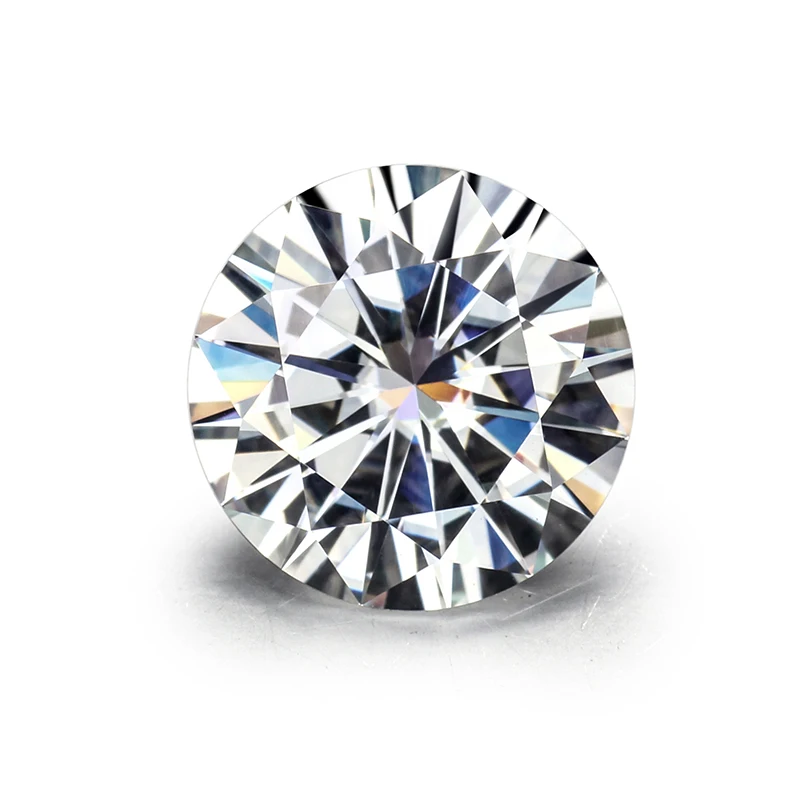 Красивый GH цвет 6ct Moissanite12mm Тест Положительный синтетический Свободный Камень для ювелирных изделий