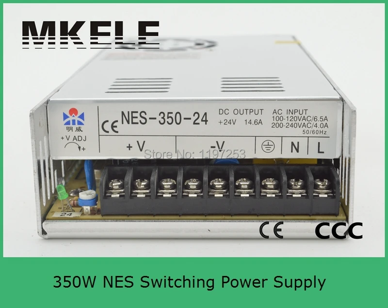 

7.5v350w led power supply circuit protection power supply for led 350w NES-350-7.5 46a CE certification single output