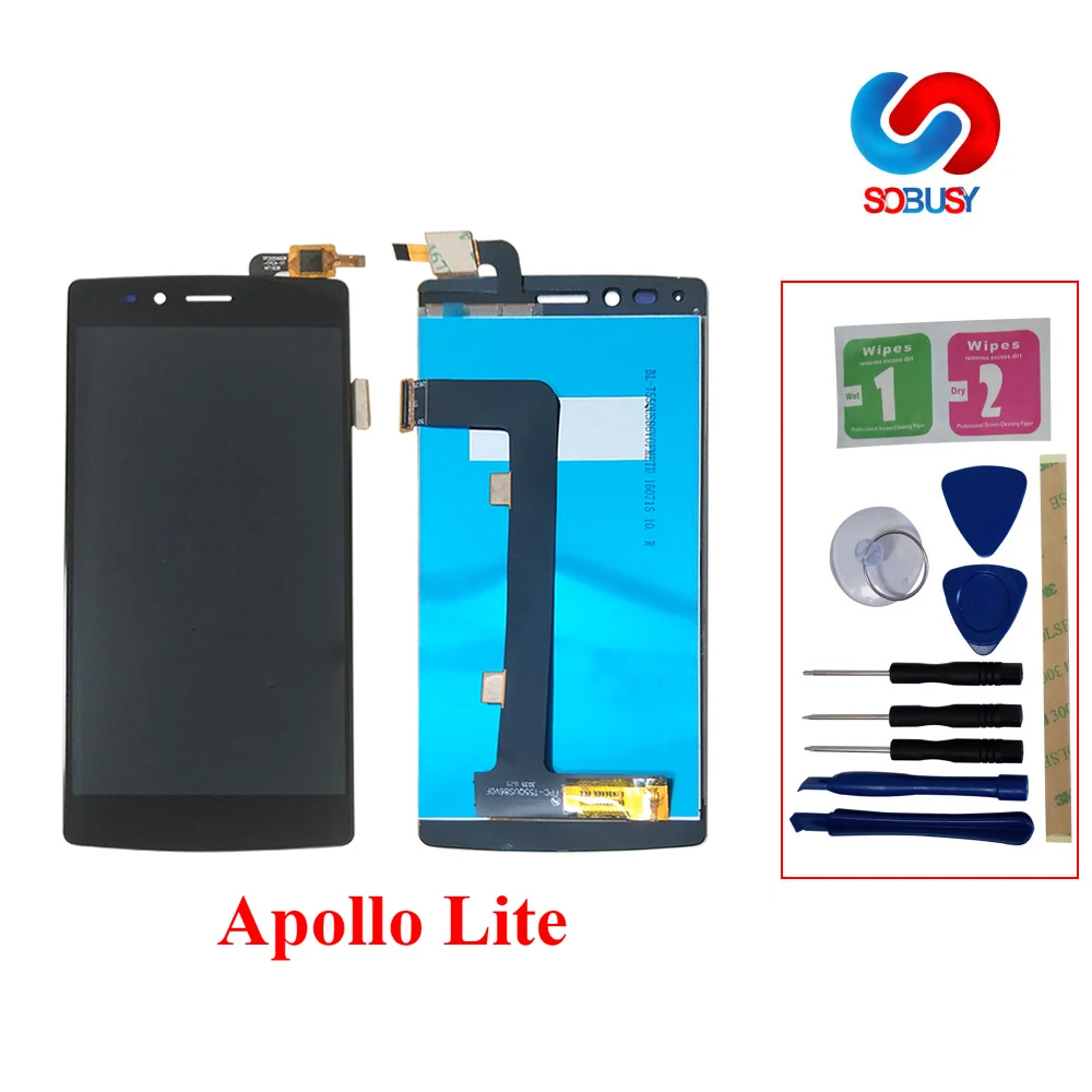 AAA Качество Tela для Vernee Apollo Lite Оригинальный ЖК-дисплей сенсорный экран монитор