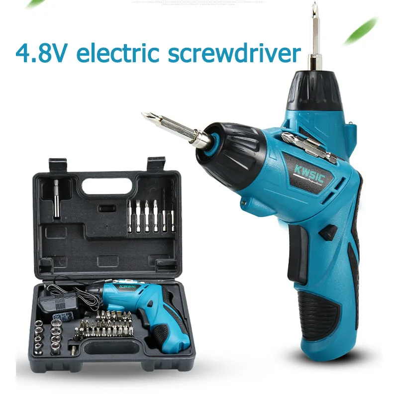 

Multi-function screwdriver set rechargeable electric drill power tool two-speed 4.8V electric drill battery pack manual tool met