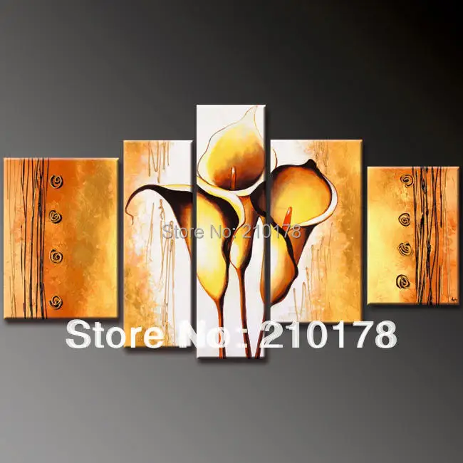 MODERN ABSTRACT HUGE WALL ART OIL PAINTING ON CANVAS FL5 014painting