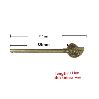 

5pcs Brsss Door Bolts,High Quality Antique Vintage Style Chinese Style Hardware Accessories,Wooden Door Bolts Lock,Medium 111mm