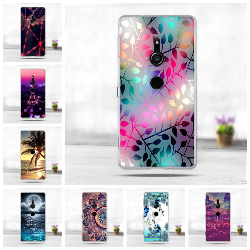 5 7 &quotчехол для Sony Xperia XZ2 чехол Силиконовый ТПУ Coque XZ 2 чехлы | Мобильные телефоны и